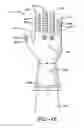 Fig. 17 - GLOVE HAVING A WIDENED CUFF AND WITH FINGER REGIONS THAT INCLUDE A FLEXIBLE HINGE REGION