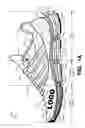 Fig. 02 - Sole structures and articles of footwear having a lightweight midsole with segmented protective elements