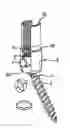 Fig. 01 - MONOPLANAR BONE ANCHORING DEVICE WITH SELECTABLE PIVOT PLANE