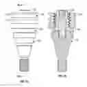 Fig. 15 - Fixed hybrid dental attachment assembly and methods of use