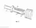 Fig. 10 - Expanding interbody implant and articulating inserter and method