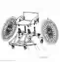 Fig. 02 - Wheelchair with multiple replaceable seats