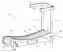 Fig. 01 - Treadmill with slatted tread belt