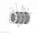 Fig. 02 - Profiled strainer bar and strainer made of profiled strainer bars