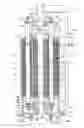 Fig. 01 - Device for concentrating a fluid mixture comprising both liquid and solid parts