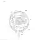 Fig. 10 - Device for concentrating a fluid mixture comprising both liquid and solid parts