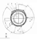Fig. 43 - Filter cartridge arrangements and assemblies; preferred features; methods of assembly and use
