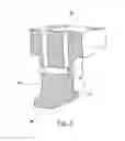 Fig. 04 - Method for folding over an edge of a decorative layer and fold-over system