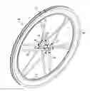 Fig. 01 - Composite fiber bicycle wheels