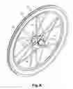 Fig. 09 - Composite fiber bicycle wheels