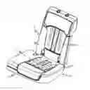 Fig. 01 - Vehicle seat with a ventilating device