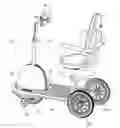 Fig. 01 - Scooter Generating Power By Rowing In Both Directions