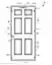 Fig. 01 - Shipment and installation of pre-hung doors device and method