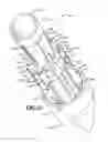Fig. 08 - Split loading funnel for charging a molten glass gob into a blank mold