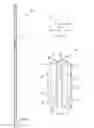 Fig. 03 - FENCE AND GATE POST AND METHOD FOR INSTALLING A FENCE OR GATE
