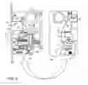 Fig. 06 - Locking device with configurable electrical connector key and internal circuit board for electronic door locks