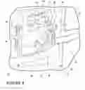 Fig. 05 - Engine door and latch assembly