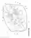 Fig. 07 - Engine door and latch assembly