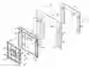 Fig. 01 - Arcuate drive through bin door assembly