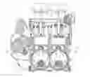 Fig. 01 - Moment-cancelling 4-stroke engine