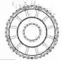 Fig. 01 - Turbine engine casing having a cut-out flange