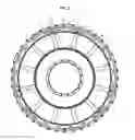 Fig. 02 - Turbine engine casing having a cut-out flange