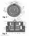 Fig. 03 - Pump for pumping a liquid along at least one delivery path delimited by a deformable element braced in an axial direction by a stress anchor projecting through a pump rotation shaft