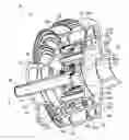 Fig. 01 - Compact structure for accessory gearbox of an aircraft turbine engine