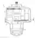 Fig. 03 - Fixed shaft for hydraulic unit