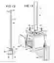Fig. 10 - LIGHTING SYSTEM WITH BASE, POLE, CONNECTOR, TRANSMITTER AND RECEIVER SYSTEM