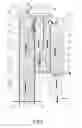 Fig. 06 - Fluidized-bed boiler integrating multifunctional inertia-gravity separator with multiple furnace profiles