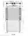 Fig. 29 - Fluidized-bed boiler integrating multifunctional inertia-gravity separator with multiple furnace profiles