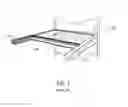 Fig. 02 - Armless slide under shelf