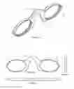 Fig. 02 - Flexible, silicone eyeglass frame without legs