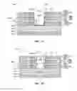 Fig. 11 - Semiconductor structures including dielectric materials having differing removal rates