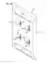 Fig. 13 - Low profile faceplate having managed connectivity