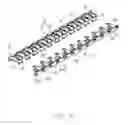 Fig. 10 - Cable drag chain and cable drag chain assembly