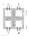 Fig. 17 - Linear row array integrated power combiner for RF power amplifiers