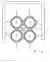 Fig. 54 - Linear row array integrated power combiner for RF power amplifiers