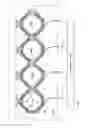 Fig. 59 - Linear row array integrated power combiner for RF power amplifiers