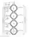 Fig. 63 - Linear row array integrated power combiner for RF power amplifiers