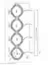 Fig. 70 - Linear row array integrated power combiner for RF power amplifiers