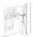 Fig. 01 - Detachable rotating mechanism with positioning function and electronic device having a rotatable door with the positioning function