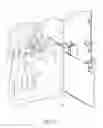 Fig. 10 - Detachable rotating mechanism with positioning function and electronic device having a rotatable door with the positioning function