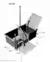 Fig. 10 - Pet litter box and cleaning system