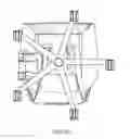 Fig. 77 - Seating arrangement with headrest assembly