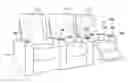 Fig. 01 - Lighted cup holder for seating arrangements