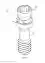 Fig. 02 - DENTAL IMPLANT SCREW AND INSTALLATION TOOLS WITH OFFSET DRIVE ANGLE