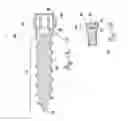 Fig. 08 - LOW PROFILE STANDALONE CERVICAL INTERBODY WITH SCREW LOCKING CLIPS AND METHOD OF USING SAME