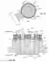 Fig. 51 - Shielded three-terminal flat-through EMI/energy dissipating filter with co-fired hermetically sealed feedthrough